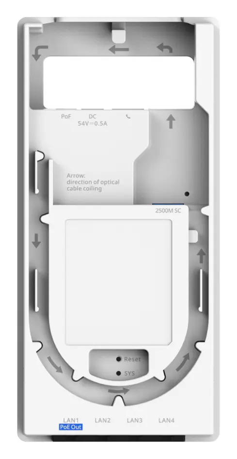 Reyee RG-APF1260(MG-P) Wi-Fi 6 AX3000 Çift Bant e-Lighten Fiber PoE Çıkışlı Duvar Tipi Access Point — görsel 6