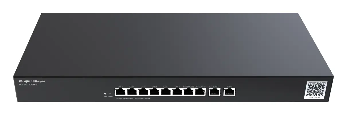 Reyee RG-EG310GH-E 10 Port Bulut Yönetimli Router — görsel 2