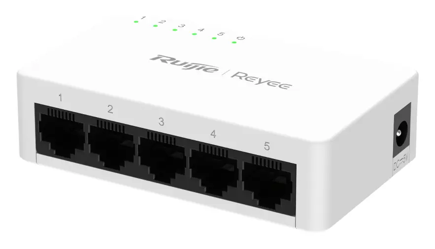 Reyee RG-ES05F 5 Port Fast Ethernet Yönetilemez Switch — görsel 3