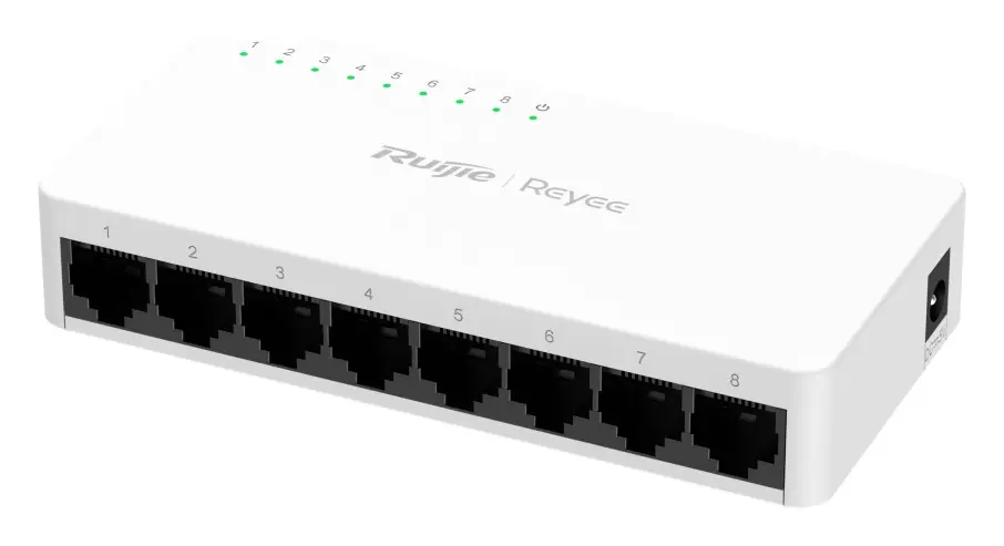 Reyee RG-ES08F 8 Port Fast Ethernet Yönetilemez Switch — görsel 2
