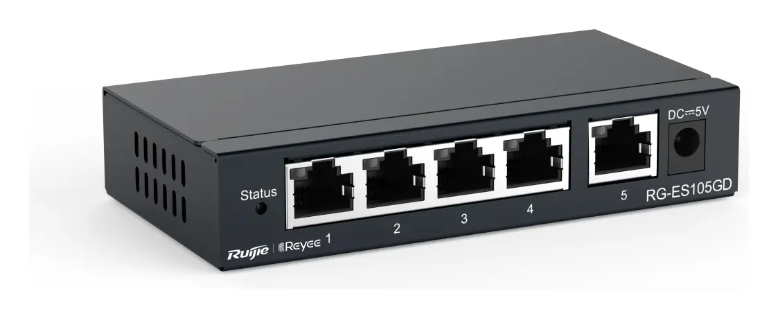 Reyee RG-ES105GD 5 Port Gigabit Yönetilemez Switch — görsel 3