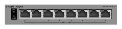 Reyee RG-ES208GC-V2 8 Port Gigabit Akıllı Yönetilebilir Switch