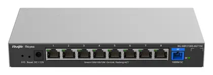 Reyee RG-NBF2100S-8GT1SC 8 Port Gigabit 1×Optik Yönetilebilir Switch
