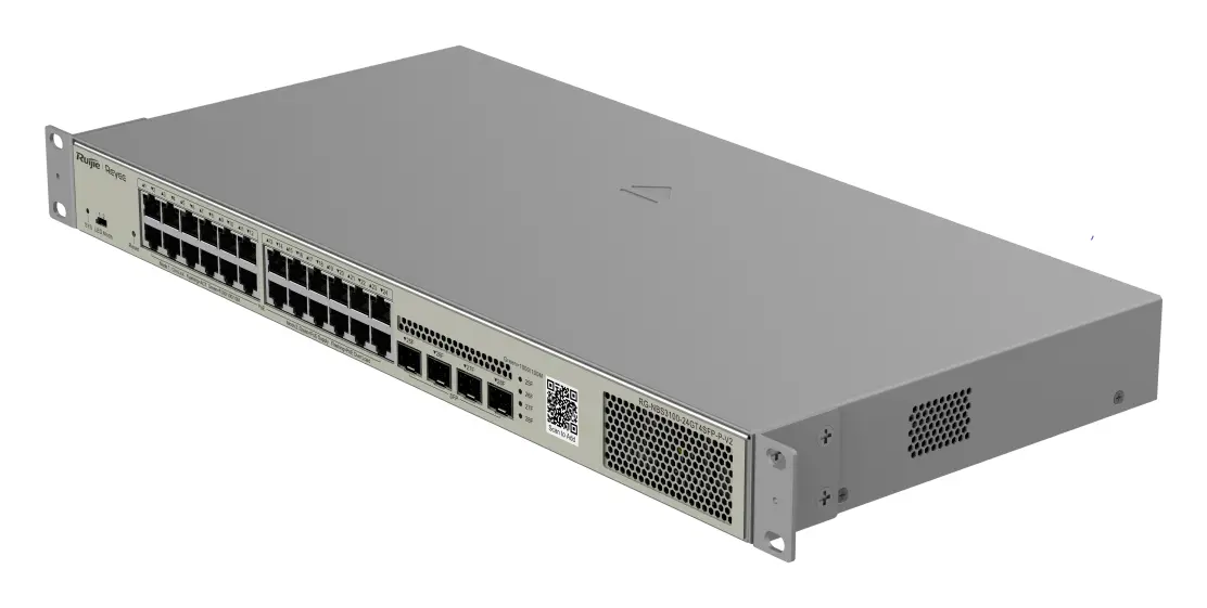 Reyee RG-NBS3100-24GT4SFP-P-V2 24 Port Gigabit PoE+ 4×SFP Yönetilebilir Switch — görsel 3