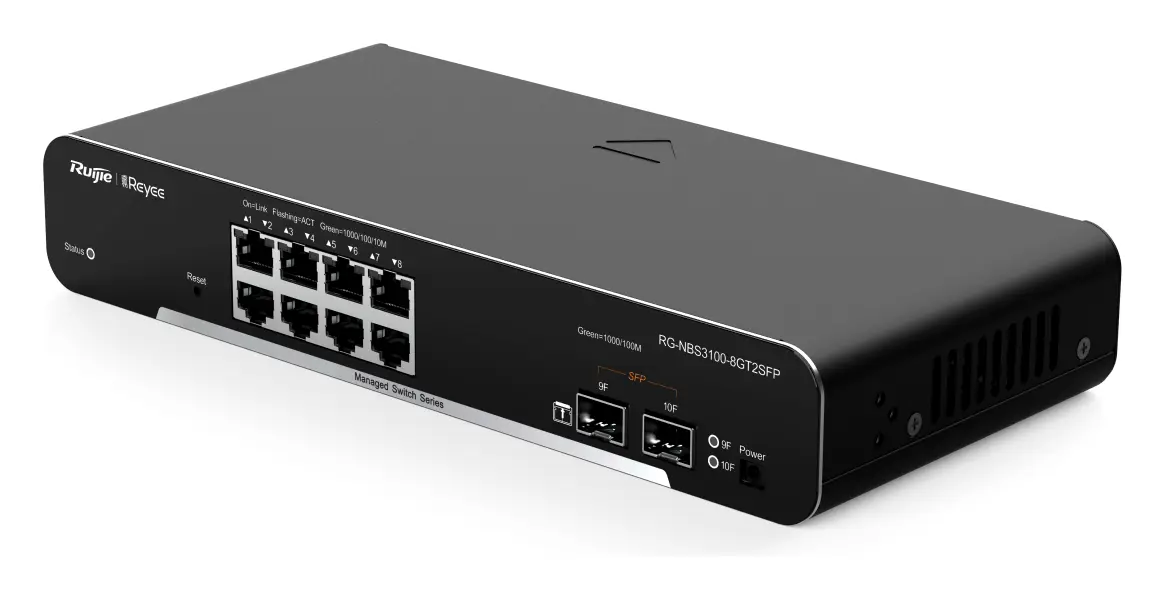 Reyee RG-NBS3100-8GT2SFP 8 Port Gigabit 2×SFP Yönetilebilir Switch — görsel 4
