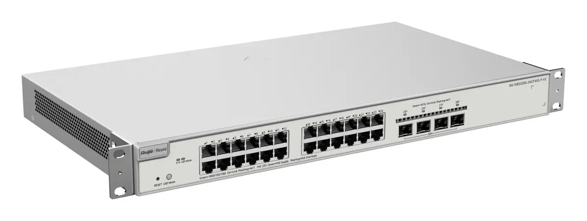 Reyee RG-NBS3200-24GT4XS-P-V2 24 Port Gigabit PoE+ 4×10G SFP+ L2+ Yönetilebilir Switch — görsel 5