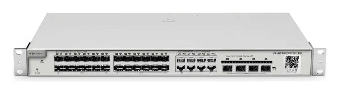 Reyee RG-NBS3200-24SFP/8GT4XS 24 Port Gigabit SFP 4×10G SFP+ L2+ Yönetilebilir Switch — görsel 5