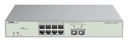 Reyee RG-NBS3300-8MG2XS-P 8 Port 2.5G Multi-Gigabit PoE+ 2×10G SFP+ Yönetilebilir Switch