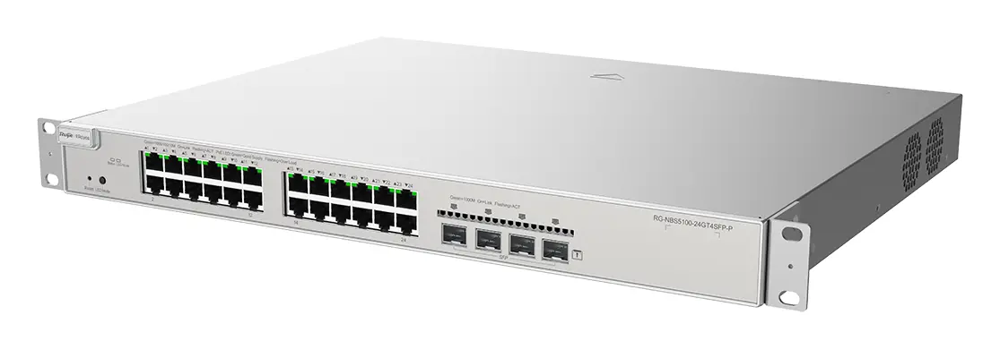 Reyee RG-NBS5100-24GT4SFP-P 24 Port Gigabit PoE 4×SFP L3 Yönetilebilir Switch — görsel 4