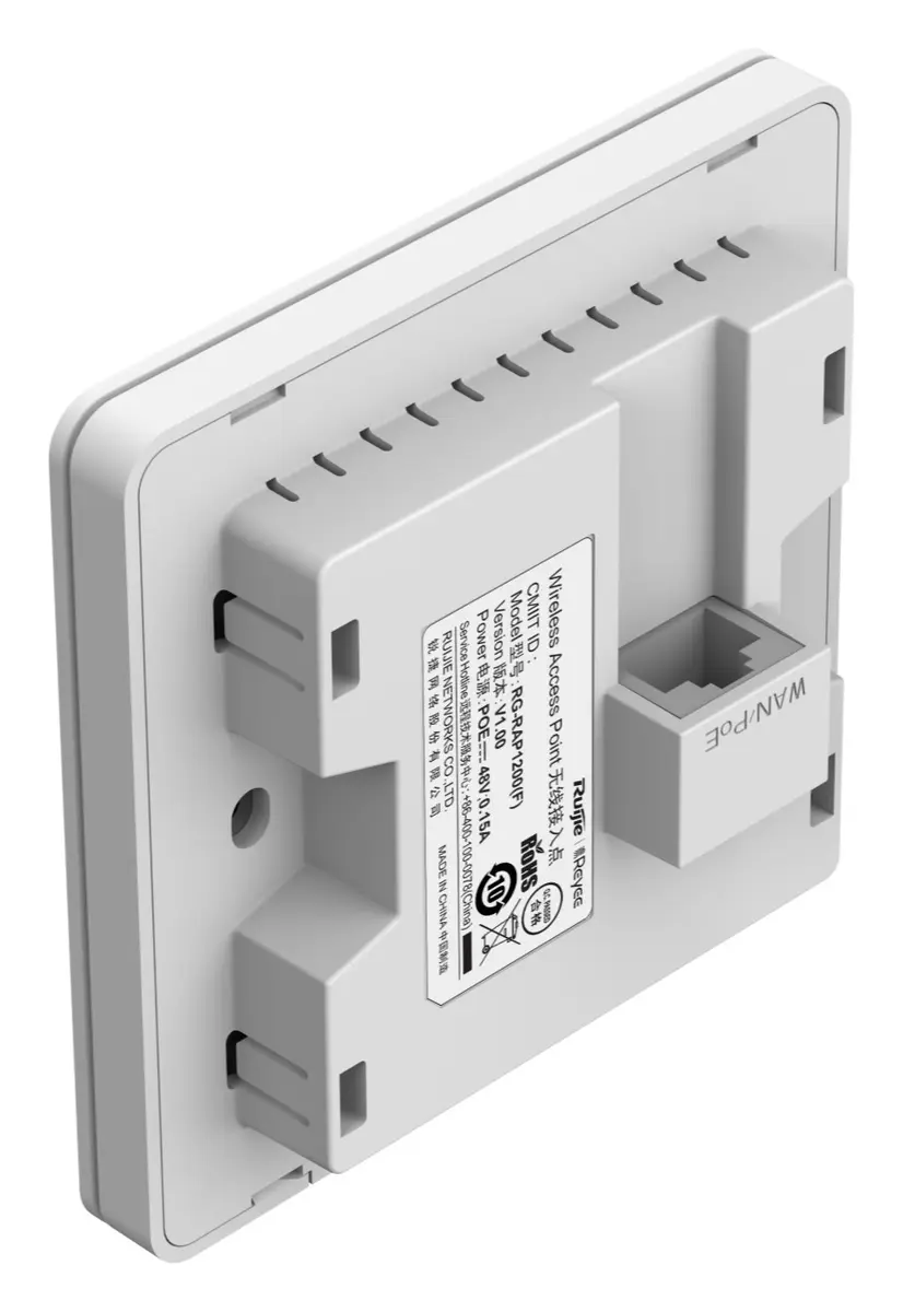 Reyee RG-RAP1200(F) Wi-Fi 5 Çift Bant Duvar Tipi Access Point — görsel 4