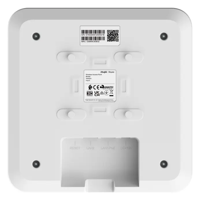 Reyee RG-RAP2200(F) Wi-Fi 5 Çift Bant Tavan Tipi Access Point — görsel 6