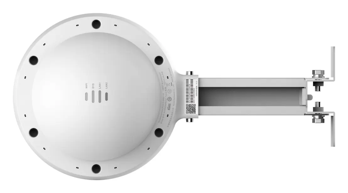 Reyee RG-RAP6262(G) Wi-Fi 6 AX1800 Çift Bant Dış Ortam Access Point — görsel 3