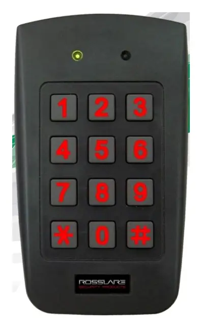 Rosslare AC-F43 Outdoor Backlit PIN Standalone Controller Bağımsız Geçiş Kontrol Ünitesi