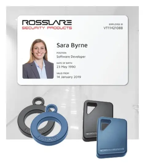 Rosslare AT-ERK-26A-7RL0 EM and Temic Credentials Anahtarlık (Key Fob) - Ring