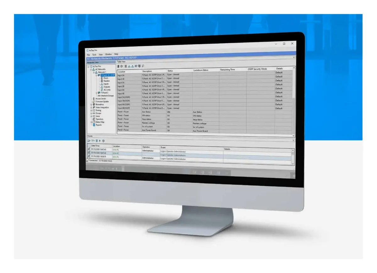 Rosslare AxTraxPro Access control Management Software Geçiş Kontrol Yazılımı