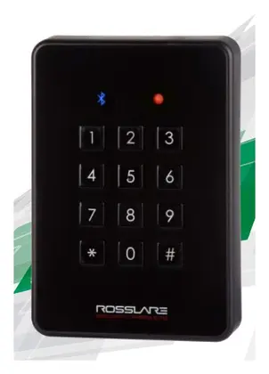 Rosslare AY-H6355BT CSN SMART Smart Card Reader with Keypad and NFC-ID and BLE-ID Tuş Takımı (PIN Okuyucu)