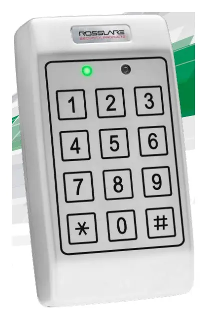 Rosslare AY-T55 Anti-Vandal Piezoelectric PIN Reader Tuş Takımı (PIN Okuyucu)