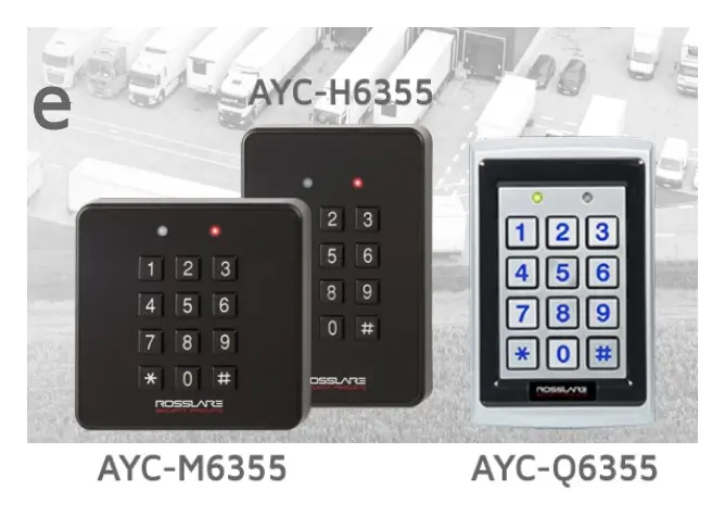 Rosslare AYC-M6355 CSN SELECT Convertible Smart Card Readers Kart Okuyucu