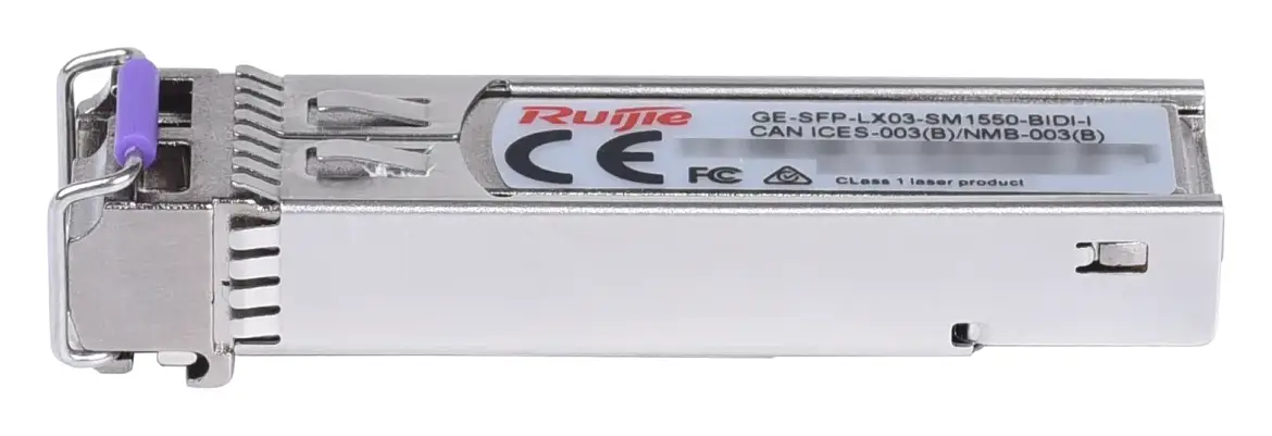 Ruijie GE-SFP-LX03-SM1550-BIDI-I 1000BASE-LX BiDi 1550/1310nm 3km Single Mode SFP Optik Modül — görsel 2