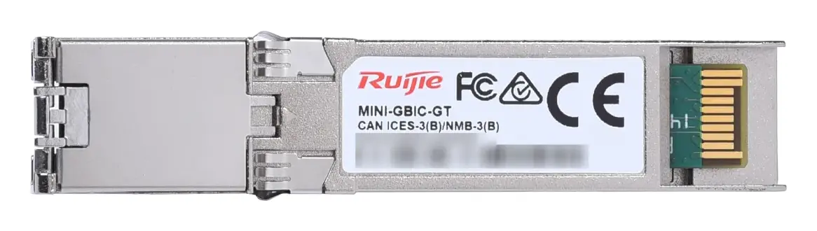 Ruijie MINI-GBIC-GT 1000BASE-T 100m SFP RJ45 Bakır Modül