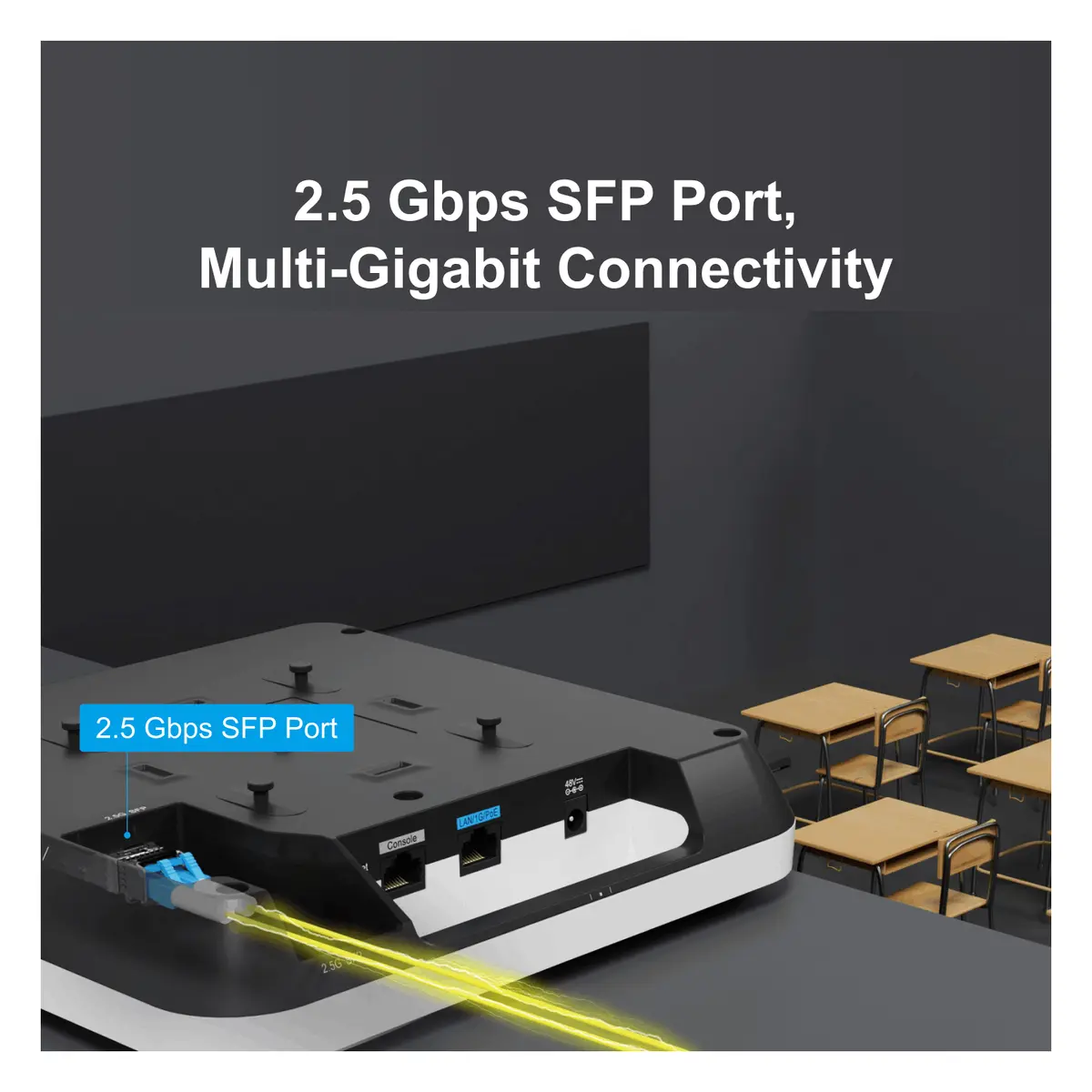Ruijie RG-AP820-L(V3) Wi-Fi 6 AX3000 Çift Bant Tavan Tipi Access Point — görsel 2