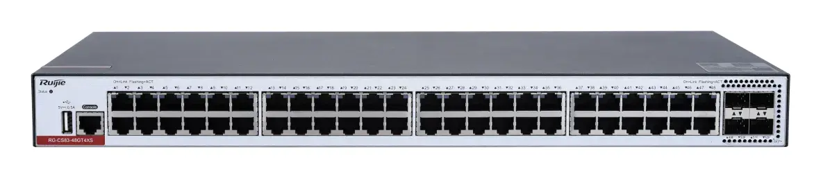 Ruijie RG-CS83-48GT4XS 48 Port Gigabit 4×10G SFP+ L3 Yönetilebilir Switch