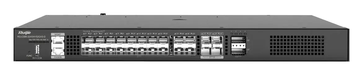 Ruijie RG-CS86-20XS4VS2QXS-D 20 Port 10G SFP+ 4×25G SFP28 2×40G QSFP+ L3 Yönetilebilir Switch