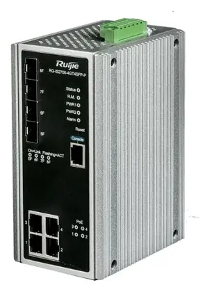 Ruijie RG-IS2700-4GT4SFP-P 4 Port Endüstriyel PoE Switch