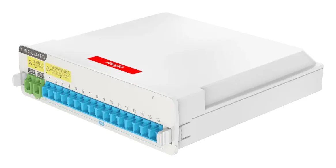 Ruijie RG-MUX-16LC/LC-V-BIDI 16 Port CWDM Pasif Optik Dağıtım Modülü — görsel 3