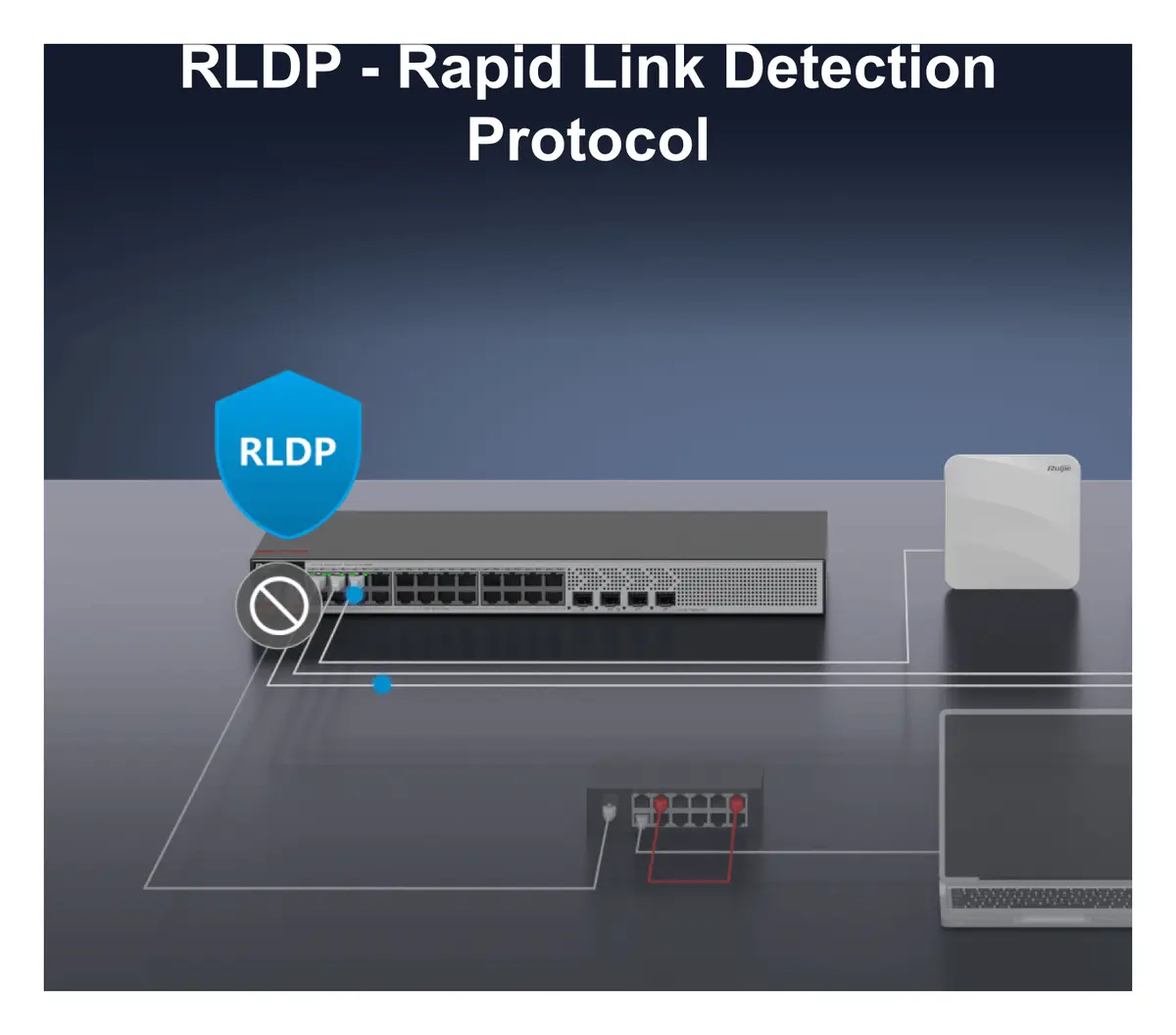 Ruijie RG-S2915-24GT4MS-P-L 24 Port Gigabit PoE+ 4×2.5G SFP L2+ Yönetilebilir Switch — görsel 5