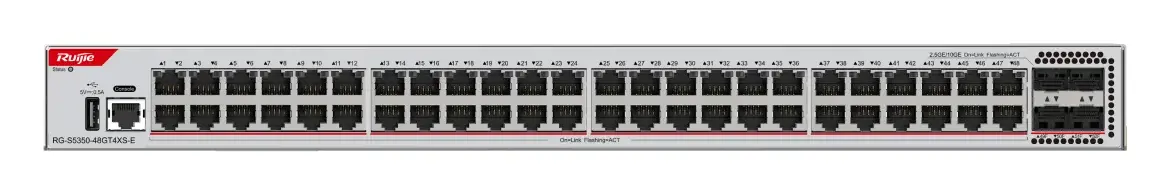 Ruijie RG-S5350-48GT4XS-E 48 Port Gigabit 4×10G SFP+ L3 Yönetilebilir Switch — görsel 3