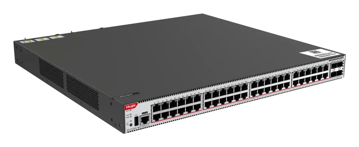 Ruijie RG-S5360-48GT4XS-P-E 48 Port Gigabit PoE+ 4×10G SFP+ L3 Yönetilebilir Switch — görsel 5