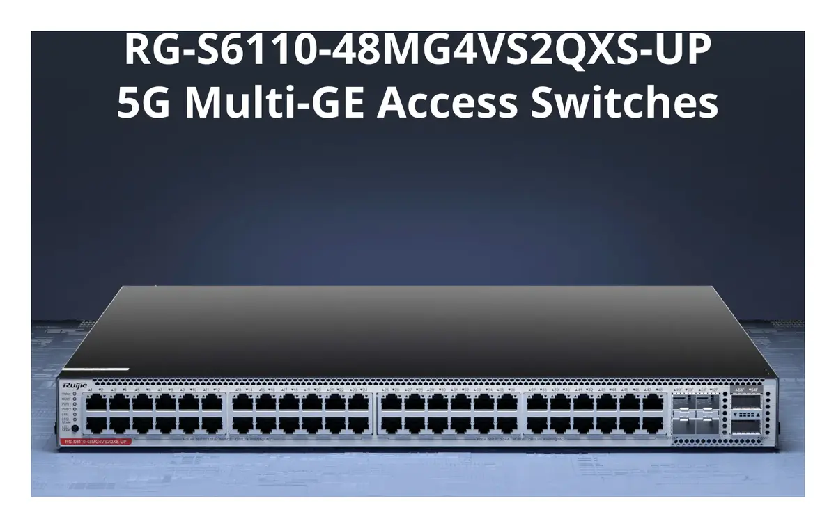 Ruijie RG-S6110-48MG4VS2QXS-UP 48 Port 5G Multi-Gigabit PoE++ 4×25G SFP28 2×40G QSFP+ Yönetilebilir Switch — görsel 2