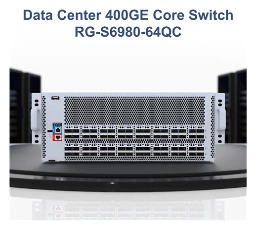 Ruijie RG-S6980-64QC 64 Port 400G QSFP-DD Veri Merkezi Switch — görsel 2
