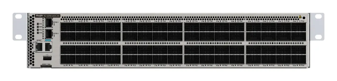 Ruijie RG-S6990-64OC2XS 64 Port 800G OSFP 2×10G SFP+ Veri Merkezi Switch — görsel 3