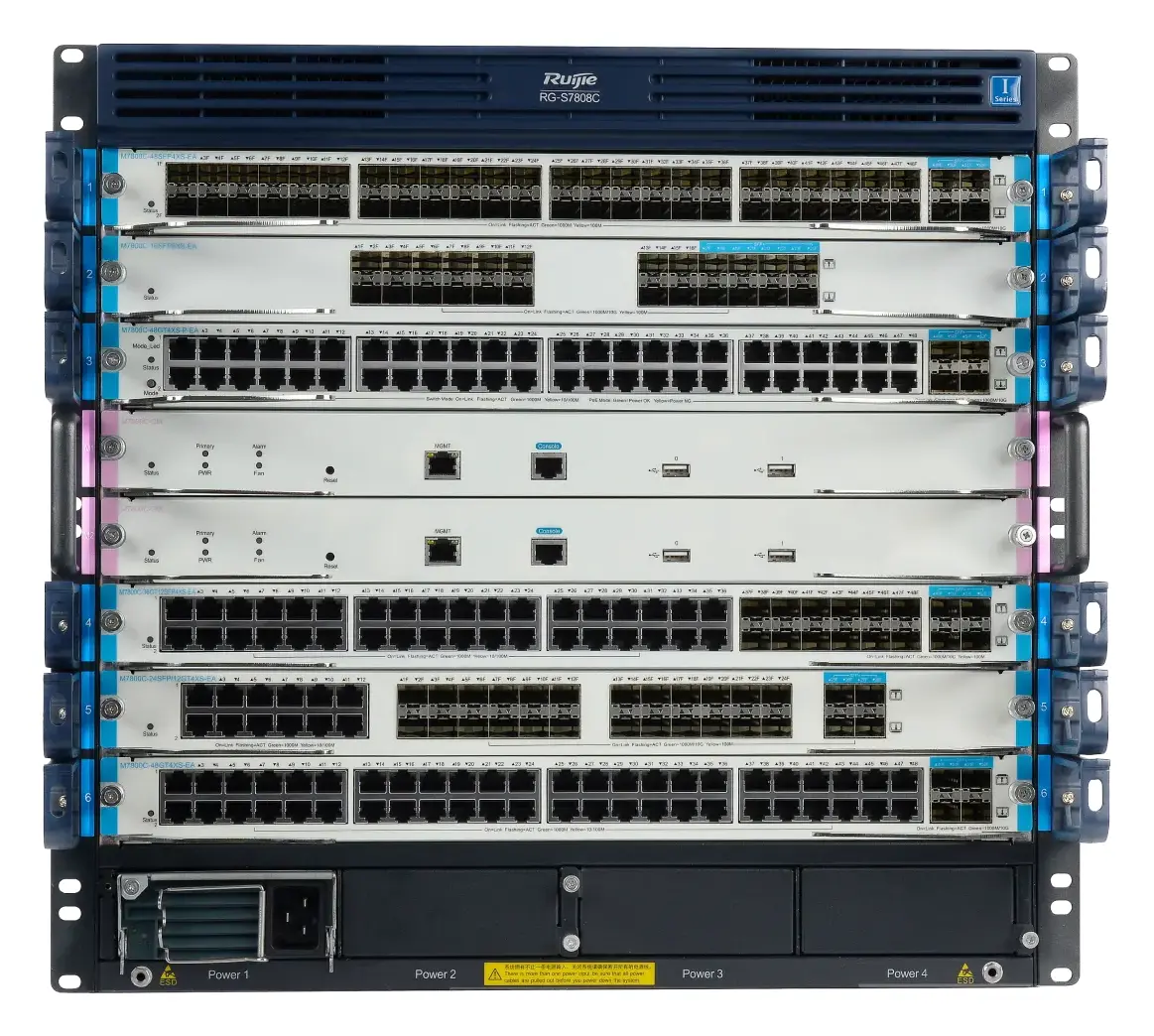 Ruijie RG-S7808C 6 Slot Modüler Omurga Switch
