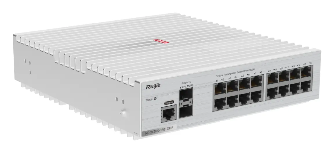 Ruijie RG-SF2920-16GT2SFP 16 Port Gigabit 2×SFP Yönetilebilir Switch — görsel 2