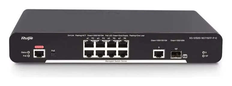 Ruijie XS-S1920-9GT1SFP-P-E PoE Switch