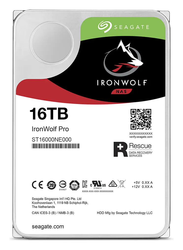 Seagate IronWolf Pro 16TB 3.5" SATA NAS Diski (ST16000NT001) — görsel 4