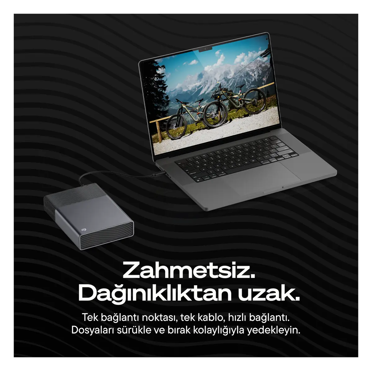 Seagate One Touch Desktop 8TB Uzay Grisi Harici Disk (STNB8000400) — görsel 2