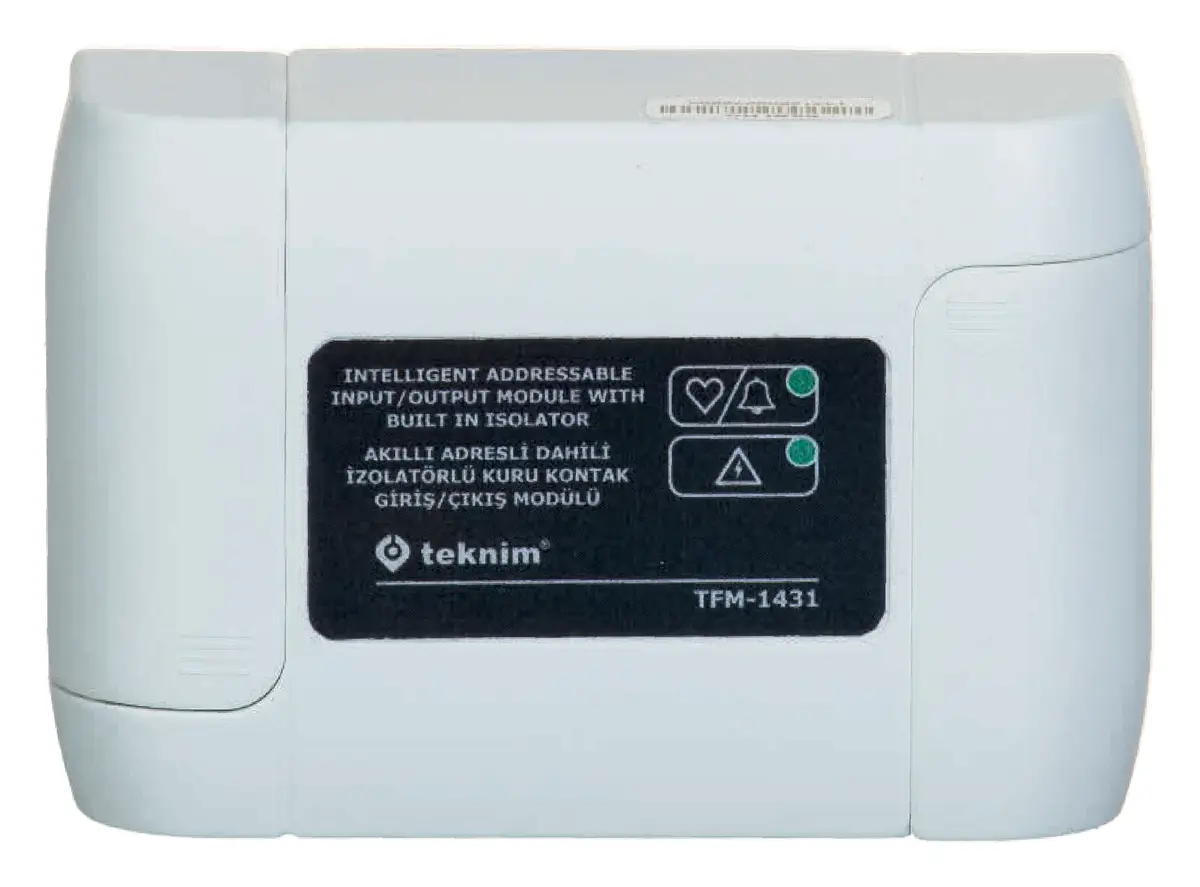 Teknim TFM-1431 Akıllı Dahili İzolatörlü Kuru Kontak Giriş/Çıkış Modülü