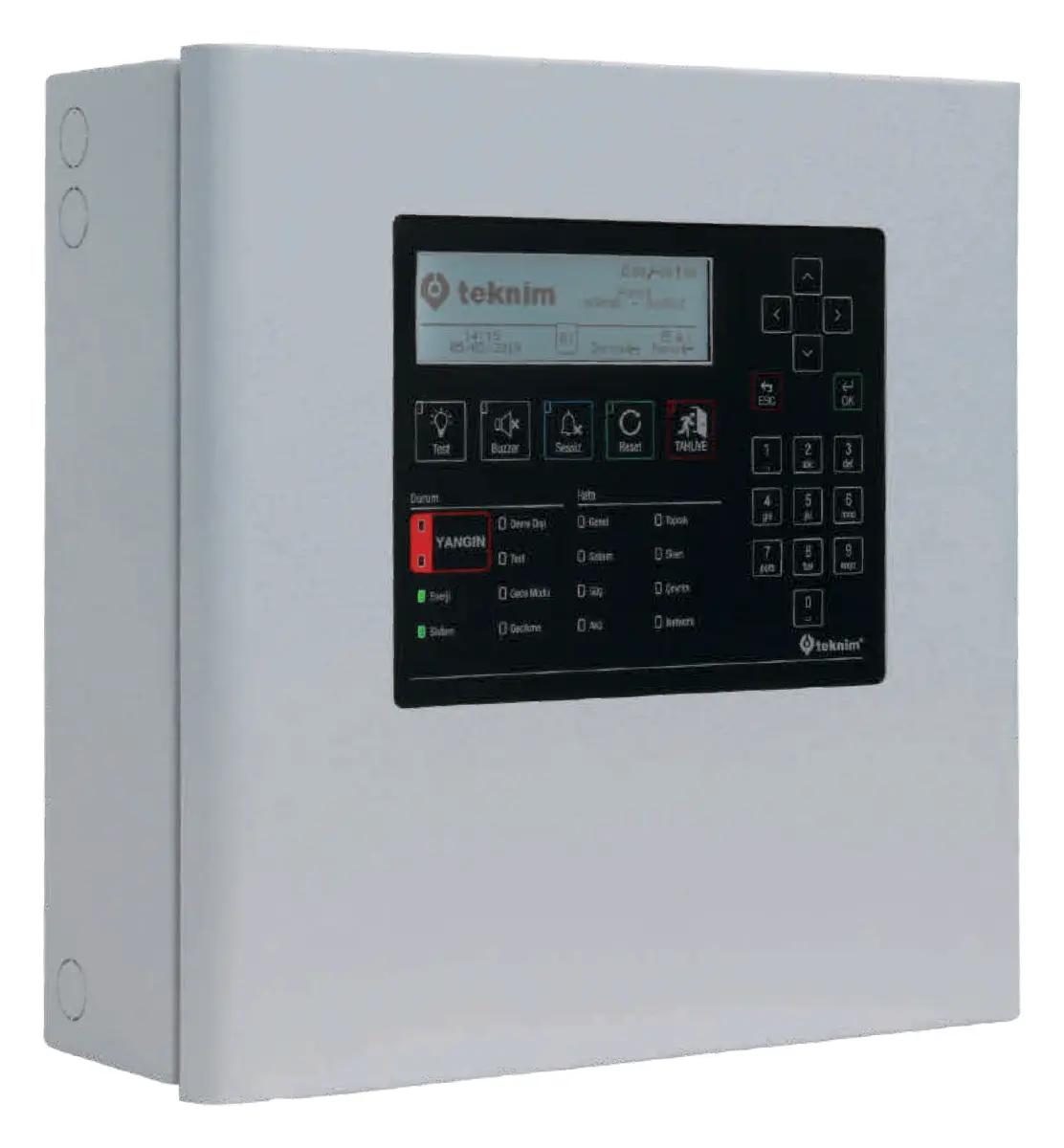 Teknim TFP-1211 1 Loop Akıllı Adresli Yangın Alarm Paneli