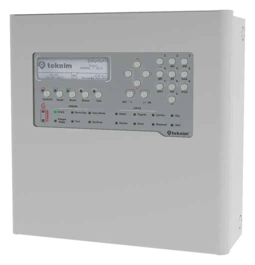 Teknim TFP-2214 Akıllı Adresli Yangın Alarm Paneli