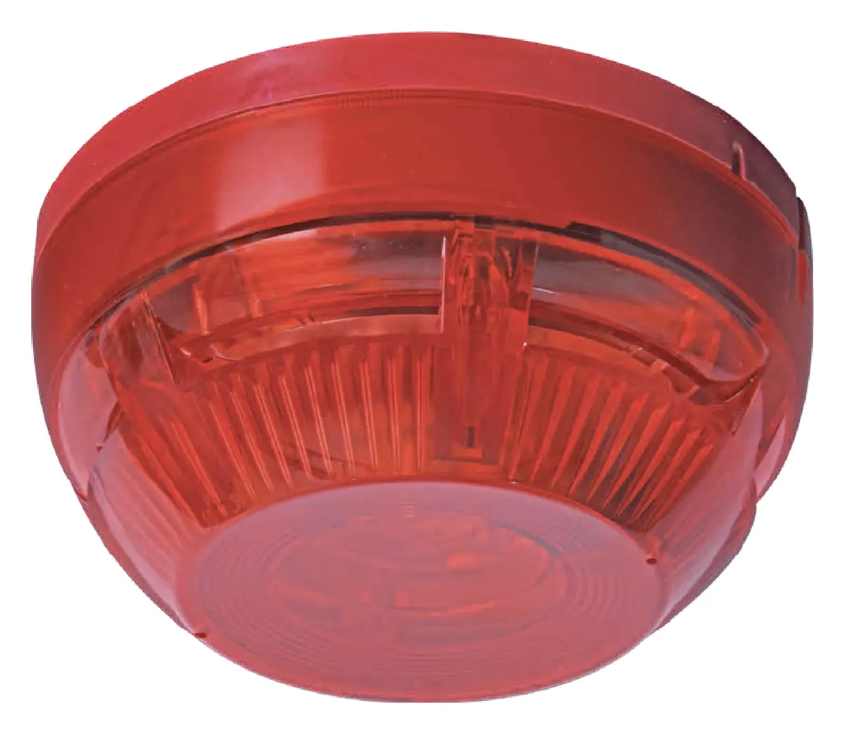 Teknim TFS-1182R Akıllı Adresli Dahili İzolatörlü Flaşörlü Yangın Alarm Sireni, Kırmızı