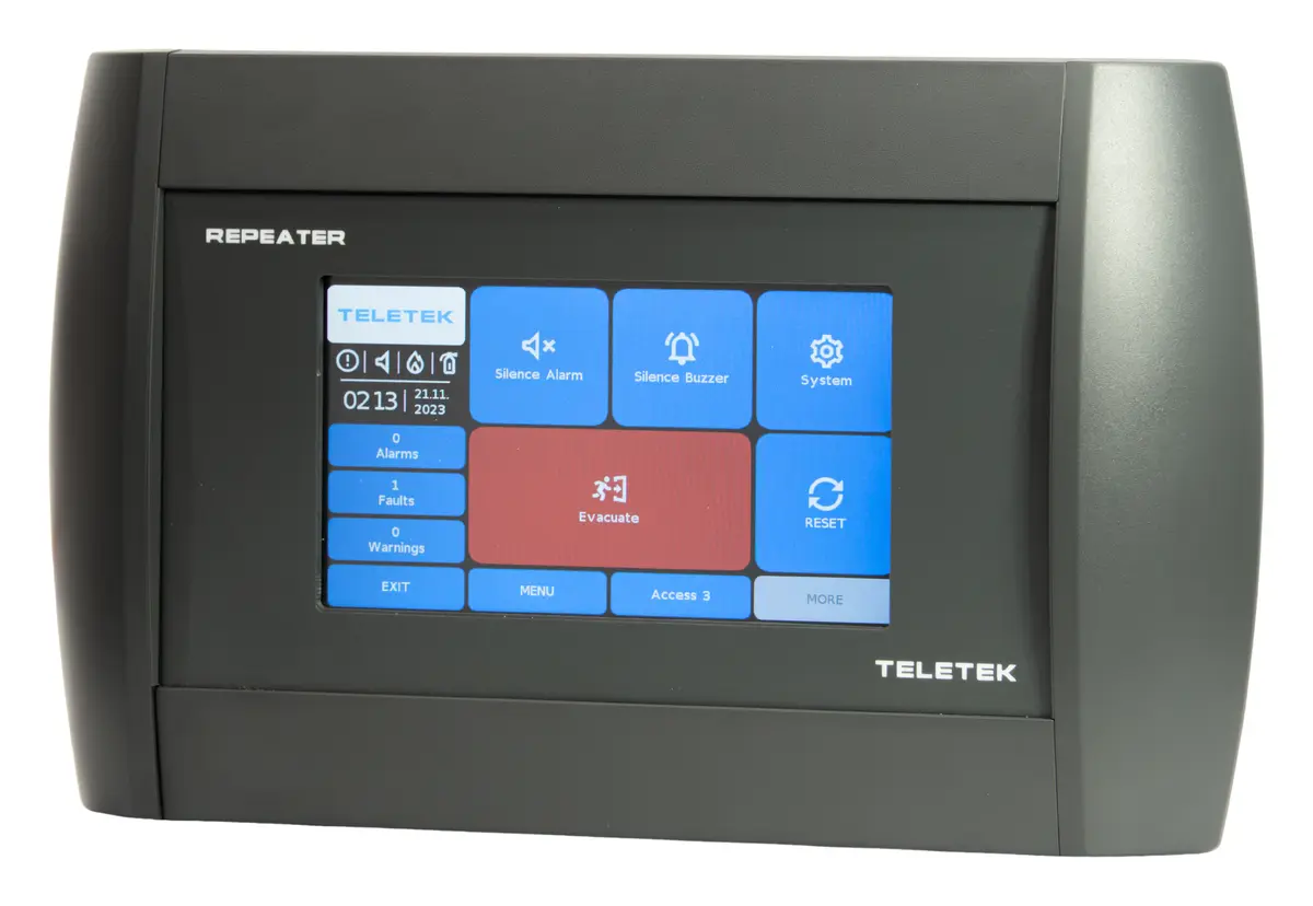 Teletek Repeater TFT IRIS/SIMPO Adresli Tekrarlayıcı (Repeater) Panel