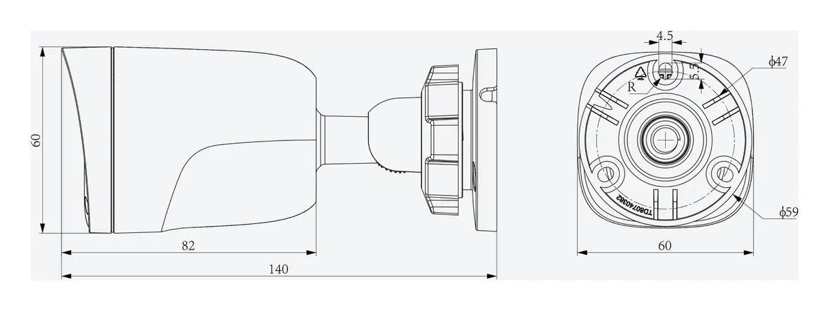 Tiandy TC-C321N 1ANB-4 2MP 4mm Akıllı Çift Işık IP Bullet Kamera — görsel 4