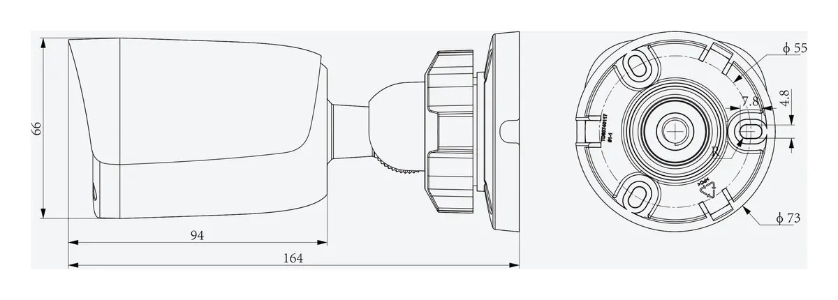 Tiandy TC-C321N 1GNA-28 2MP 2.8mm IR IP Bullet Kamera — görsel 4