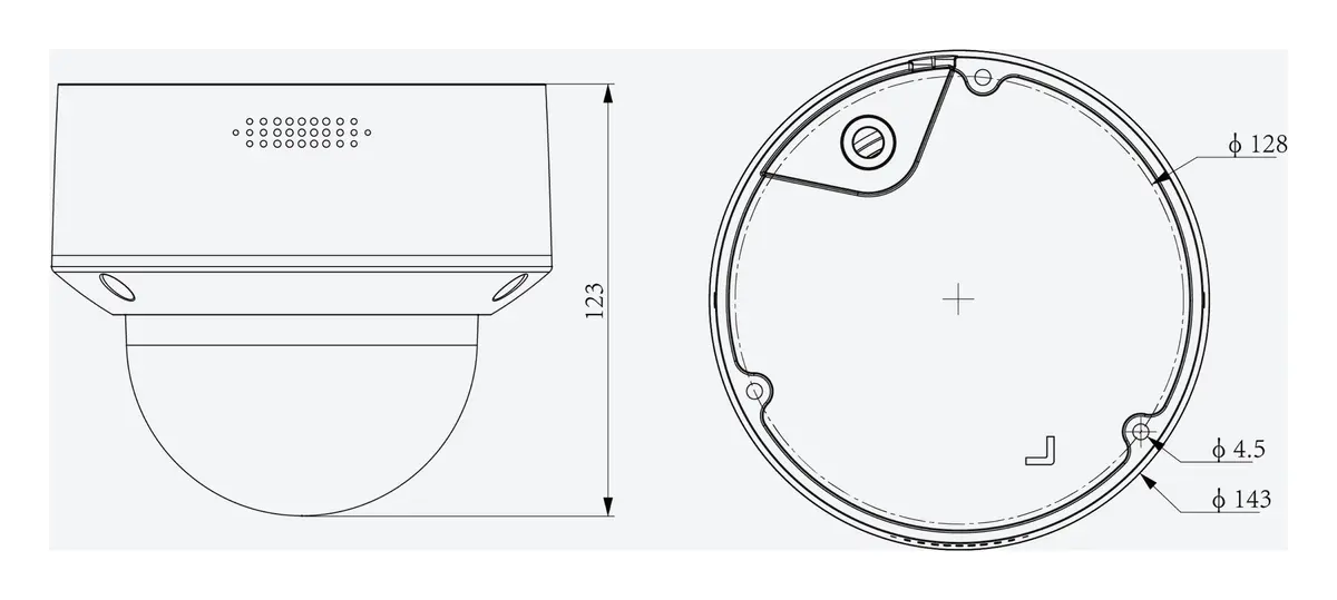 Tiandy TC-C32MS 3LHA-27135 2MP 2.7-13.5mm Motorize ColorMaker IP Dome Kamera — görsel 4
