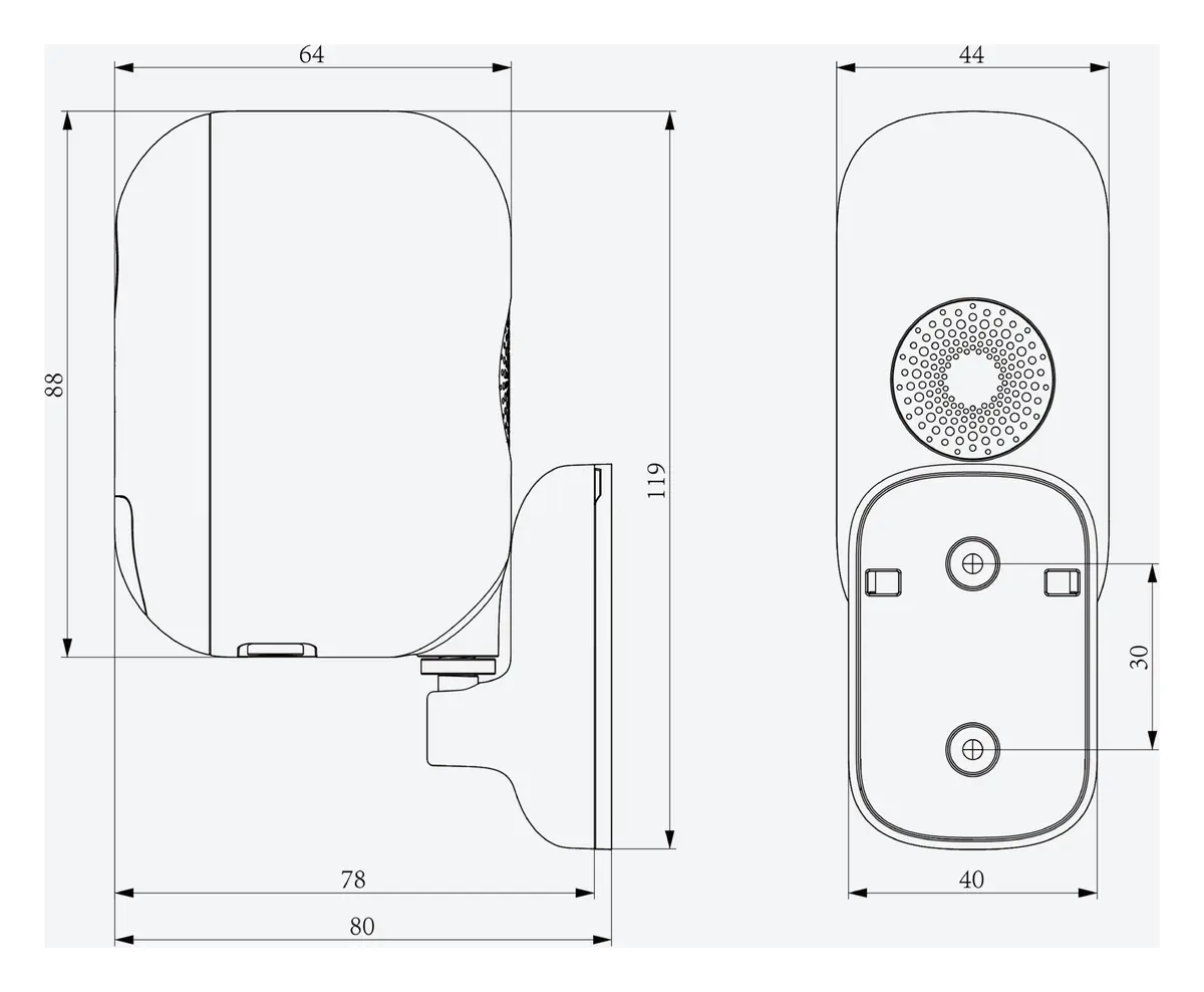 Tiandy TC-C34CN 9ATA-28 4MP 2.8mm Akıllı Çift Işık Pilli Wi-Fi Kamera — görsel 4