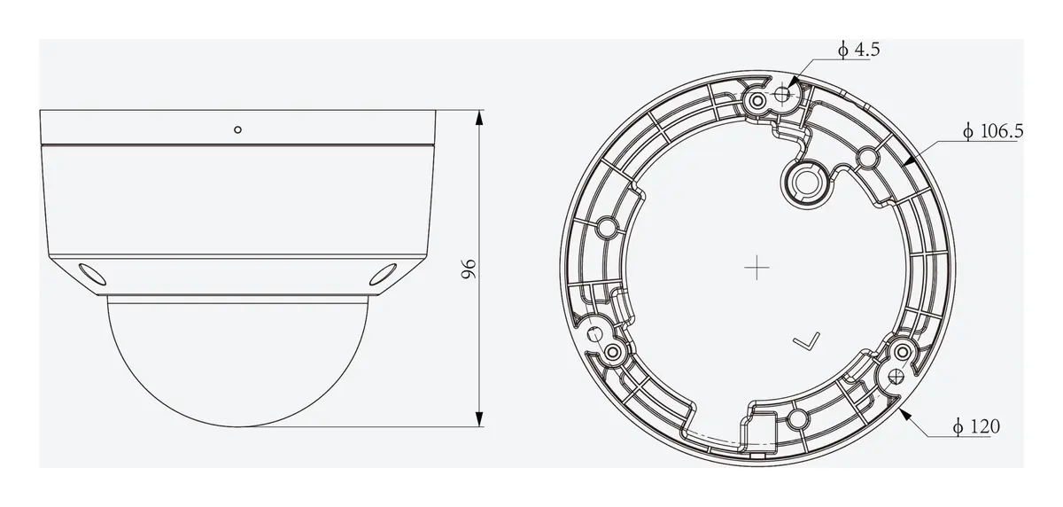 Tiandy TC-C34KS 2CTB-2812 4MP 2.8-12mm Motorize IR IP Dome Kamera — görsel 4